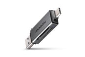 Muistikortinlukijat - adapterit ja kortinlukijat - AXAGON Superspeed USB-C & USB-A - SD / microSD Mini Card Reader - CRE-DAC