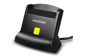 Muistikortinlukijat - adapterit ja kortinlukijat - AXAGON USB-A Smart Card / ID Card Reader & SD / microSD / SIM Card Reader - CRE-SM2