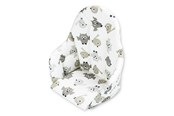 Vauvatarvikkeet - Anne & Mikael high chair cushion gray owl pattern - 201373