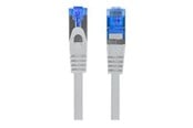 Verkkokaapelit - Lanberg patch cable - 25 cm - grey RAL7035 - Harmaa - 0.25m - PCF6A-10CC-0025-S