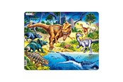 Palapelit - Selecta Play - Larsen Jigsaw Puzzle Animals - Dinosaurs of the Cretaceous Period 57 pcs. - LA-NB3