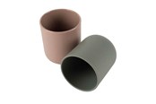Vauva- ja taaperolelut - Dantoy - Cup set Mocha/Olive green 2 pcs. - 6231