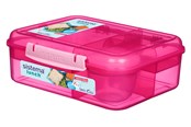 Keittiövälineet - Sistema 1.65L Bento Lunch Pink - 416903