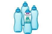 Keittiövälineet - Sistema 460ml Squeeze Bottle Blue 4 Pack - 82013