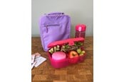 Keittiövälineet - Sistema LunchTime3 Pack Pink/Purple - 8433