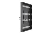 Seinäkiinnitys, AV-kiinnikkeet & AV-kalusteet - Multibrackets M Pro Series enclosure - for digital signage panel - high brightness HD - black RAL 9005 - Max 50 kg - recommended for 75" - 7340234810956