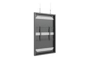 Seinäkiinnitys, AV-kiinnikkeet & AV-kalusteet - Multibrackets M Pro Series enclosure - for digital signage panel - slim medium - black RAL 9005 - Max 40 kg - recommended for 65" - 7340234810369