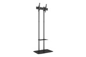 Seinäkiinnitys, AV-kiinnikkeet & AV-kalusteet - Multibrackets M Pro Series stand - modular - for LED display - single with floorbase - black - Max 105 kg - recommended for 98" - 7340234812059