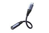 USB kaapelit - Joyroom  SY-C01 USB-C DAC adapter to 3.5 mm mini jack - black - SY-C01