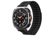 Smartwatch - Lisävarusteet - Spigen Fabric Band (hook-and-loop) - black - Samsung Galaxy Watch Ultra 47mm - AMP10146