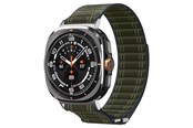 Smartwatch - Lisävarusteet - Spigen Fabric Band (hook-and-loop) - green - Samsung Galaxy Watch Ultra 47mm - AMP10147