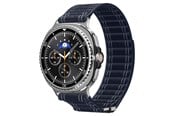 Smartwatch - Lisävarusteet - Spigen Fabric Band (hook-and-loop) - navy - Samsung Galaxy Watch 8 46mm/44mm/40mm - AMP10155