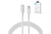 USB kaapelit - Joyroom Premium Series A13 USB-A / micro USB 2.4A 2m Cable - White - S-UM018A13W2