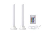 Valaisimet - EGLO GAMER LIGHT Pöytävalosetti – Valkoinen, 2x3,3W RGBW + 3000K - 75957