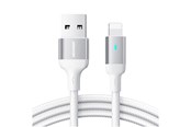 USB kaapelit - Joyroom Extraordinary Series A10 USB-A / Lightning 2.4A cable 1.2 m - white - S-UL012A10W