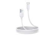 USB kaapelit - Joyroom Long-Lasting Series A9 USB-A / USB-C 3A cable 1m - white - S-UC027A9 1m white