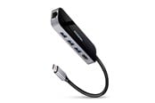 USB hub - AXAGON SuperSpeed USB-C Hub USB hub - 6 satamat - USB 3.2 - Musta - HMC-6GL
