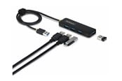 USB hub - StarTech.com - hub - 4 ports USB hub - 4 porttia - USB 3.2 - Musta - H5A4A-USB-HUB-2