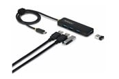 USB hub - StarTech.com - hub - 4 ports USB hub - 4 porttia - USB 3.2 - Musta - H5C4A-USB-HUB-2