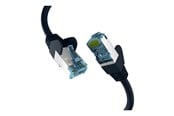 Verkkokaapelit - M-CAB EFB-Elektronik patch cable - 50 cm - black - Musta - 0.5m - EC020200149