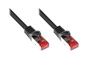 Verkkokaapelit - Alcasa electronik Good Connections RNS patch cable - 1 m - black - Musta - 1m - 8060-010S