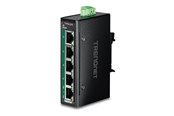 Kytkimet - TRENDnet TI-PGLC50 - Version V1 - switch - industrial mini - 5 ports - TAA Compliant - TI-PGLC50