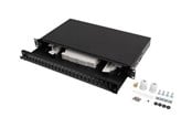 Lisätarvikkeet - Lanberg patch panel - 1U - 19" - 24 x SC simplex / 24 x LC duplex - FOP1-24SS-LDB