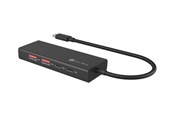 USB hub - ICY BOX IB-HUB1436-CPD USB hub - 4 porttia - Musta - IB-HUB1436-CPD