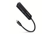 Telakointiasemat - AXAGON SuperSpeed USB-C 5 Gbps Hub with 3 USB-A and Gigabit LAN - HMC-GL3A