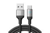 USB kaapelit - Joyroom Extraordinary Series A10 USB-A / USB-C 3A Cable 1.2 m - Black - S-UC027A10B