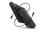 USB hub - AXAGON Dual 4K Display 12-in-1 USB4 40 Gbps HUB USB hub - 12 porttia - Musta - HMC-U4