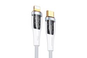 USB kaapelit - Joyroom  Star-Cloud Series A3 USB-C / Lightning Cable 20W 1.2m with Smart Switch - White - S-CL020A3-white