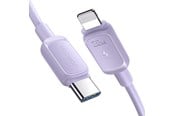 USB kaapelit - Joyroom Multi-Color Series A14 USB-C / Lightning 20W Cable 1.2 m - Purple - S-CL020A11P