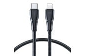 USB kaapelit - Joyroom Surpass Series A11 Lightning /USB-C 20W 0.25 m cable - black - S-CL020A11B1