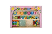 Luovat leikit - Jono Toys Lena Wooden Beads Party Beads - 32023
