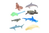 Hahmot - Johntoy Animal World - Sea Animals Playset 8pcs. - 26214