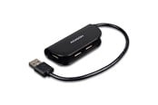 USB hub - AXAGON 2.0 USB-A Hub USB hub - 4 porttia - USB 2.0 - Musta - HUE-X4B