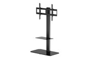 Seinäkiinnitys, AV-kiinnikkeet & AV-kalusteet - Gembird stand - for TV - black - Max 60 kg - recommended for 43"-86" - TVS-86ST-01