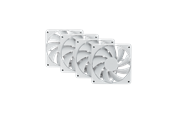 Kotelotuuletin - HYTE FA12 FAN (Snow White) - 4-pack - Kotelotuuletin - 120mm - Valkoinen - 28 dBA - FAN-HYTE-FA12-WW-4