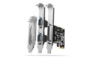 Järjestelmän lisävarusteet - AXAGON 1 Parallel Port DB25 + 2  RS-232 Serial Ports DB9 PCI-Expresss Card - PCEA-PSN