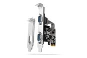 Järjestelmän lisävarusteet - AXAGON 2 Serial Ports DB9 PCI-Express Card - PCEA-S2N