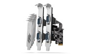 Verkkokortit (verkkosovittimet, tulostuspalvelimet jne.) - AXAGON PCEA-PSN PCIe-Adapter mit 4x Seriell-Ports - ASIX AX99100 Chipsatz interface cards/adapter - PCEA-S4N