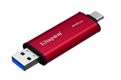 SSD 2 - Kingston Dual Portable SSD - 512GB - Ulkoinen SSD - Musta - USB 3.2 Gen 2 - SPSD/512GB