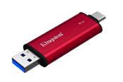 SSD 2 - Kingston Dual Portable SSD - 1TB - Ulkoinen SSD - Musta - USB 3.2 Gen 2 - SPSD/1TB