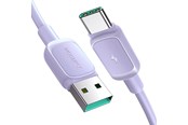 USB kaapelit - Joyroom Multi-Color Series A14 USB-A / USB-C 3A Cable 1.2m - Purple - S-AC027A141P