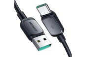 USB kaapelit - Joyroom Multi-Color Series A14 USB-A / USB-C 3A Cable 1.2 m - Black - S-AC027A141B