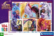 Palapelit - Clementoni Puzzle Unicorn Academy - 6 Portraits 104pcs. Lattia - 25094