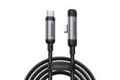 USB kaapelit - Joyroom S-A56 EnjoyX Series 90° USB-C - USB-C cable 60W 1.2m - black - S-A56_CC