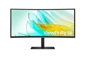 Näyttö - 34" Samsung ViewFinity S6 S34C652UEU - 3440x1440 (UWQHD) - 100Hz - VA - 90W USB-C - KVM switch - LS34C652UEUXXE