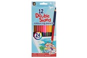 Kirjoitus- ja piirustustarvikkeet - Hobby Mate Crayons 12 pcs. double = 24 colors - 150027